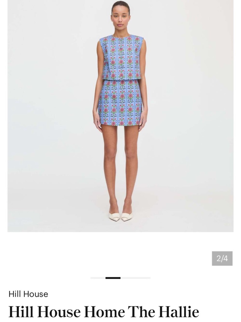 IN SEARCH OF: Hill House Blue Floral Two-Piece Mini Set
